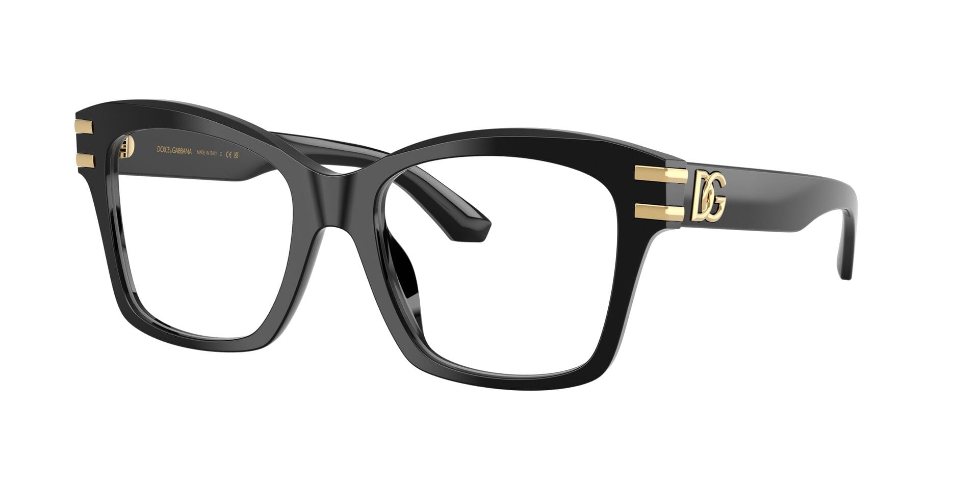 Dolce & Gabbana 0DG3419 Frame Black Female Full Shell Frame — Black frame — view 7
