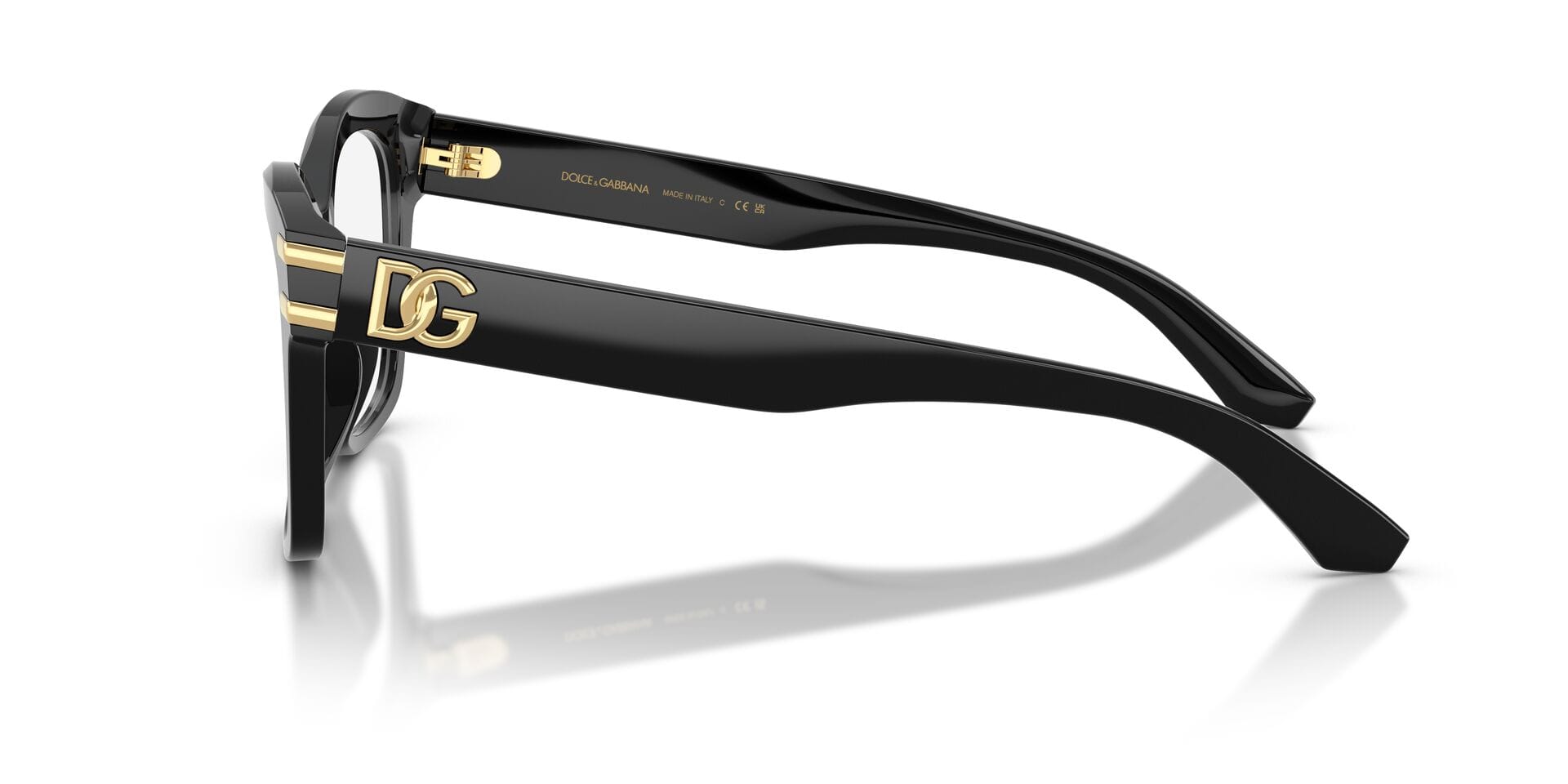 Dolce & Gabbana 0DG3419 Frame Black Female Full Shell Frame — Black frame — view 15