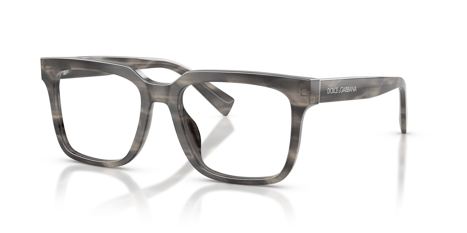 Dolce & Gabbana 0DG3422 Frame Grey Male Full Shell Frame — Grey frame — view 4