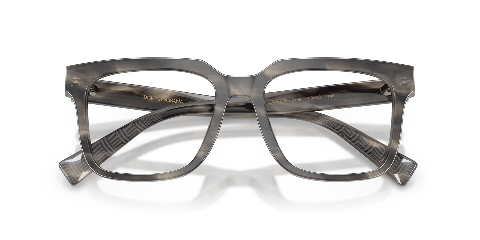 Dolce & Gabbana 0DG3422 Frame Grey Male Full Shell Frame — Grey frame — view 21