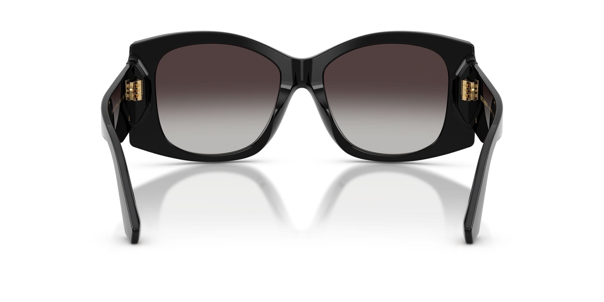 Dolce & Gabbana 0DG4501 Sunglass Black Female Full Shell Sunglass — Black frame — view 2