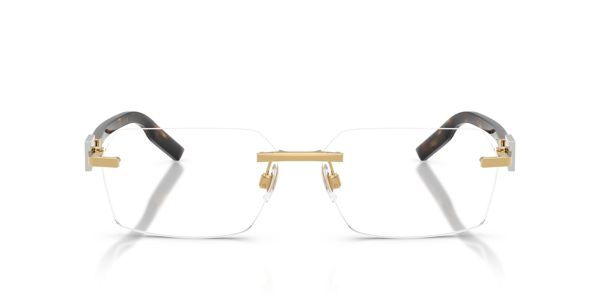 Dolce & Gabbana 0DG1361 Frame Gold Male RimLess Metal Frame — Gold frame — view 10