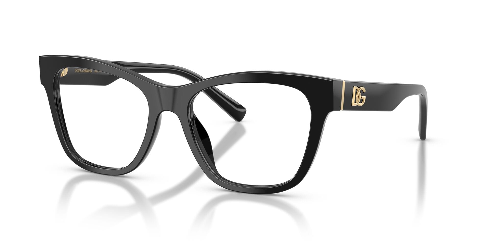Dolce & Gabbana 0DG3430 Frame Black Female Full Shell Frame — Black frame — view 4