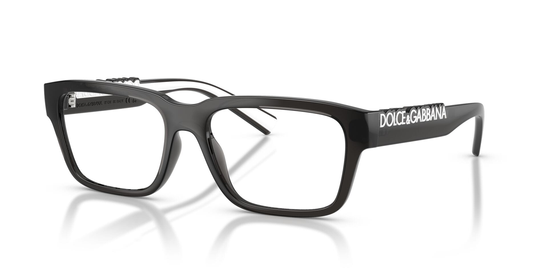 Dolce & Gabbana 0DG5112 Frame Transparent Grey Unisex Full S Frame — Transparent Grey frame — view 5