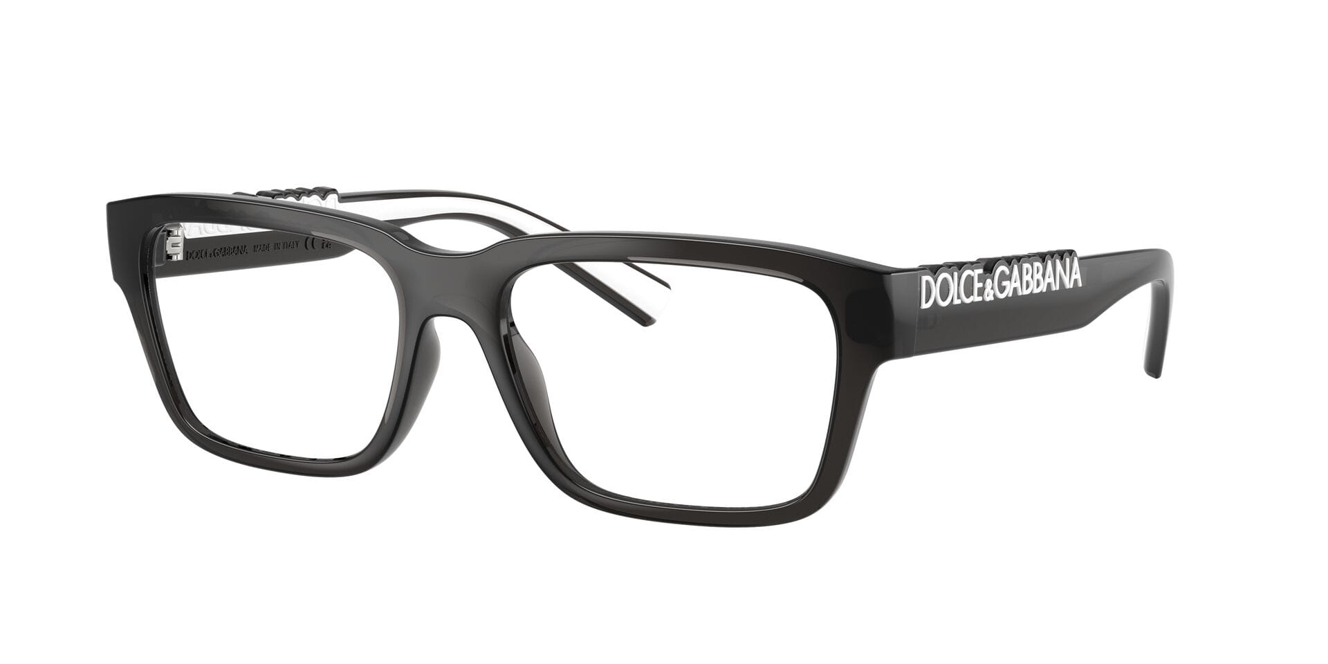 Dolce & Gabbana 0DG5112 Frame Transparent Grey Unisex Full S Frame — Transparent Grey frame — view 9