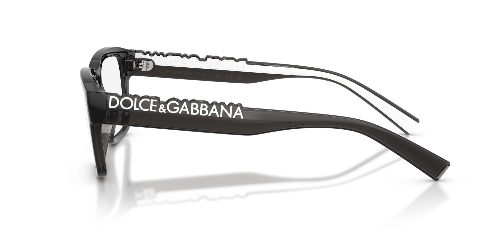 Dolce & Gabbana 0DG5112 Frame Transparent Grey Unisex Full S Frame — Transparent Grey frame — view 15