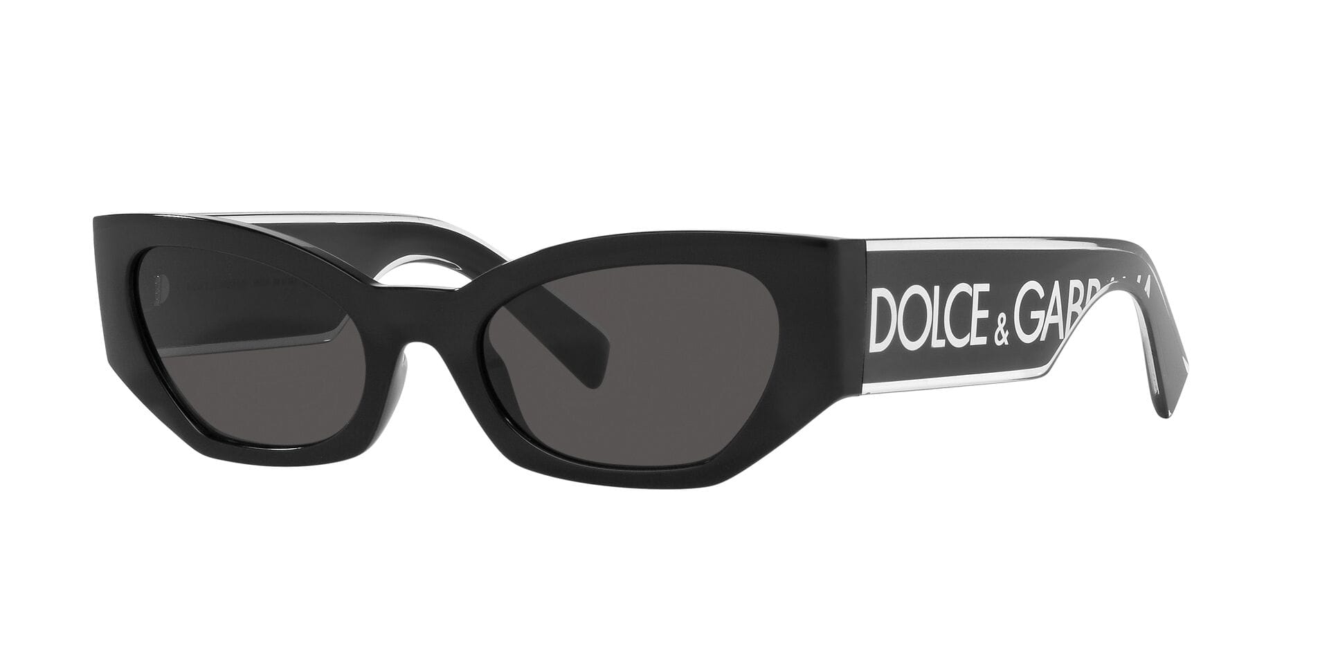 Vogue Junior DG 6186 501/87 3N 0DG6186 Sunglass Black Female Full Shell Sunglass — Black frame — view 1