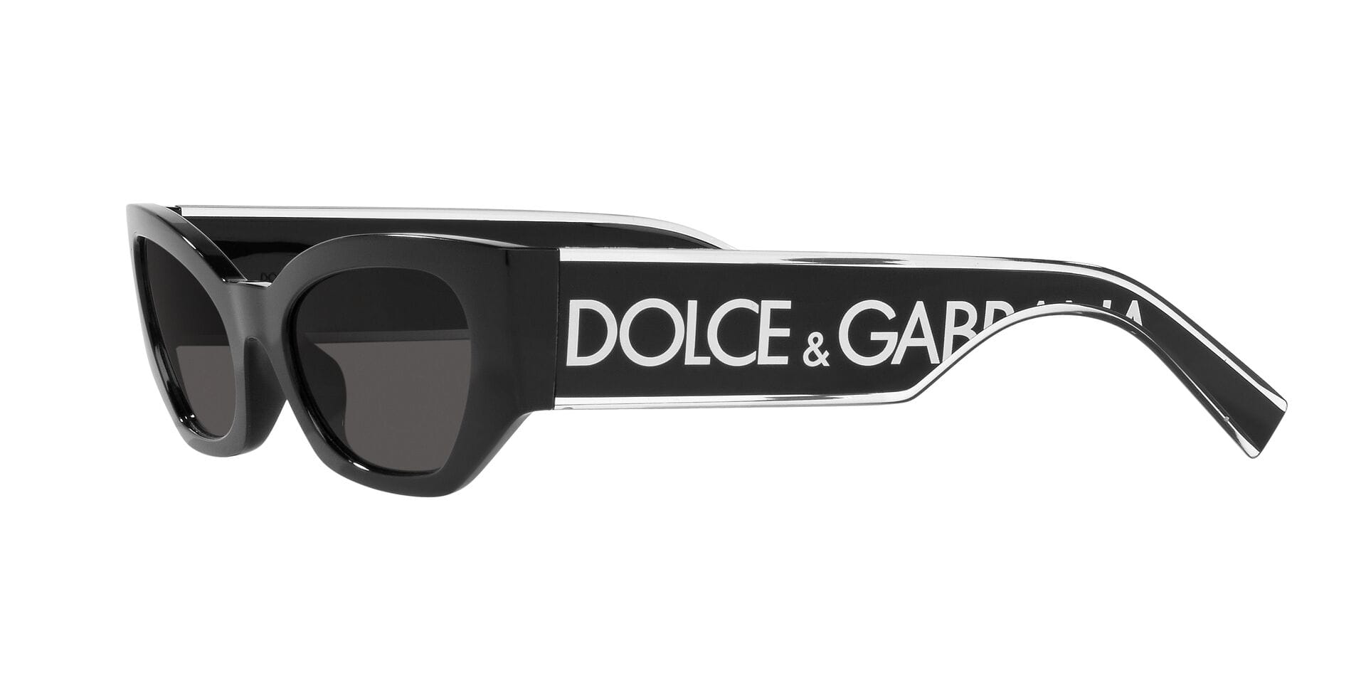 Vogue Junior DG 6186 501/87 3N 0DG6186 Sunglass Black Female Full Shell Sunglass — Black frame — view 3