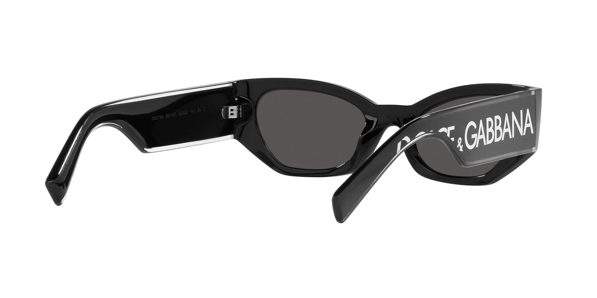 Vogue Junior DG 6186 501/87 3N 0DG6186 Sunglass Black Female Full Shell Sunglass — Black frame — view 8