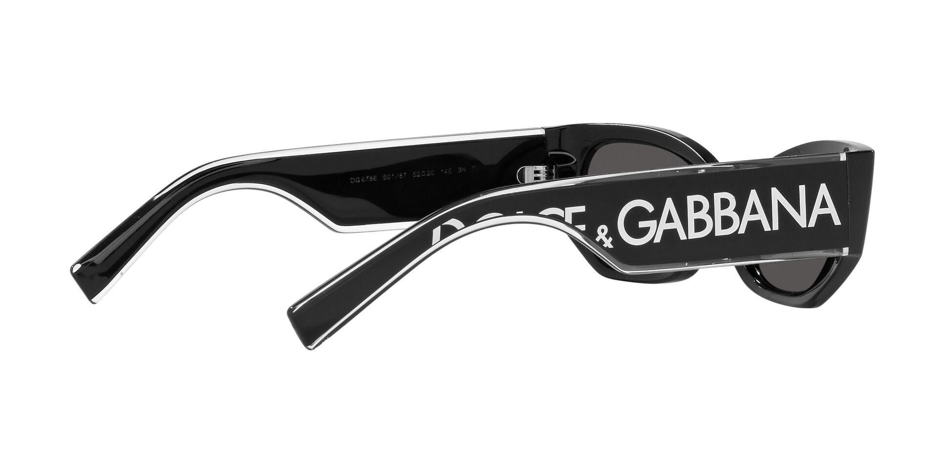 Vogue Junior DG 6186 501/87 3N 0DG6186 Sunglass Black Female Full Shell Sunglass — Black frame — view 9