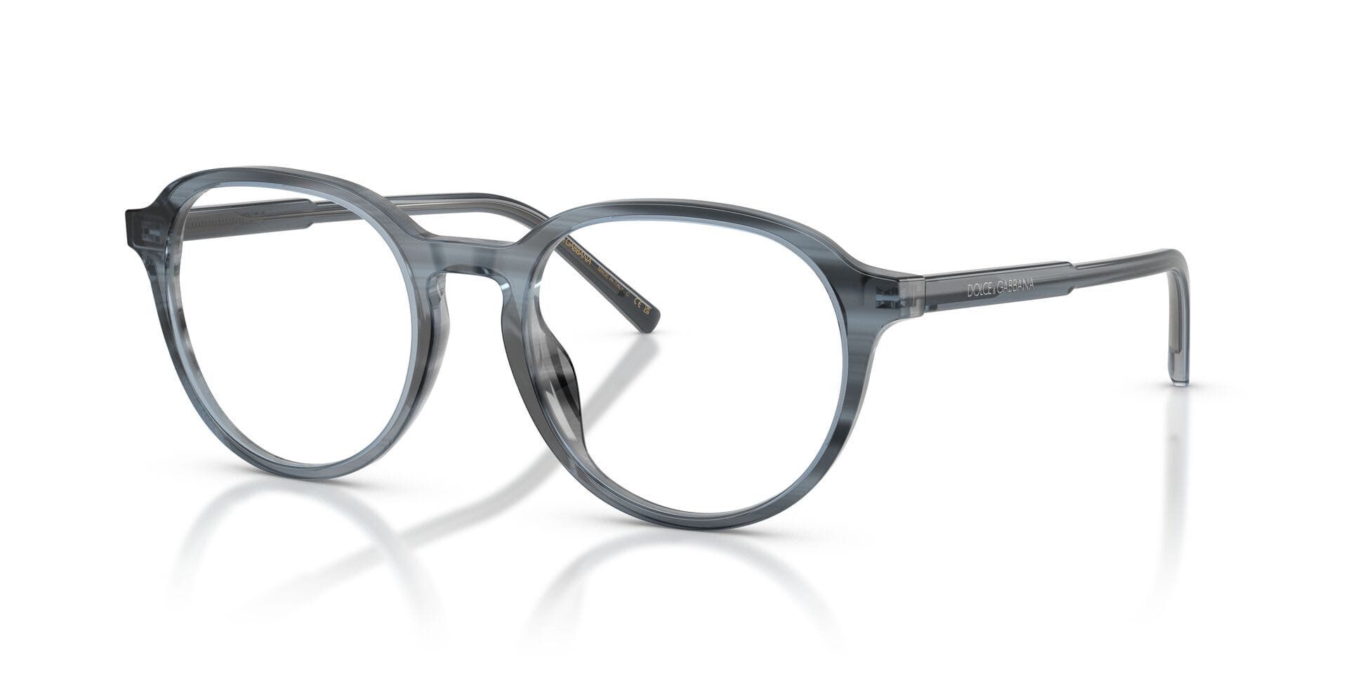 Dolce & Gabbana 0DG3444 Frame Blue Male Shell Shell Frame — Blue frame — view 1