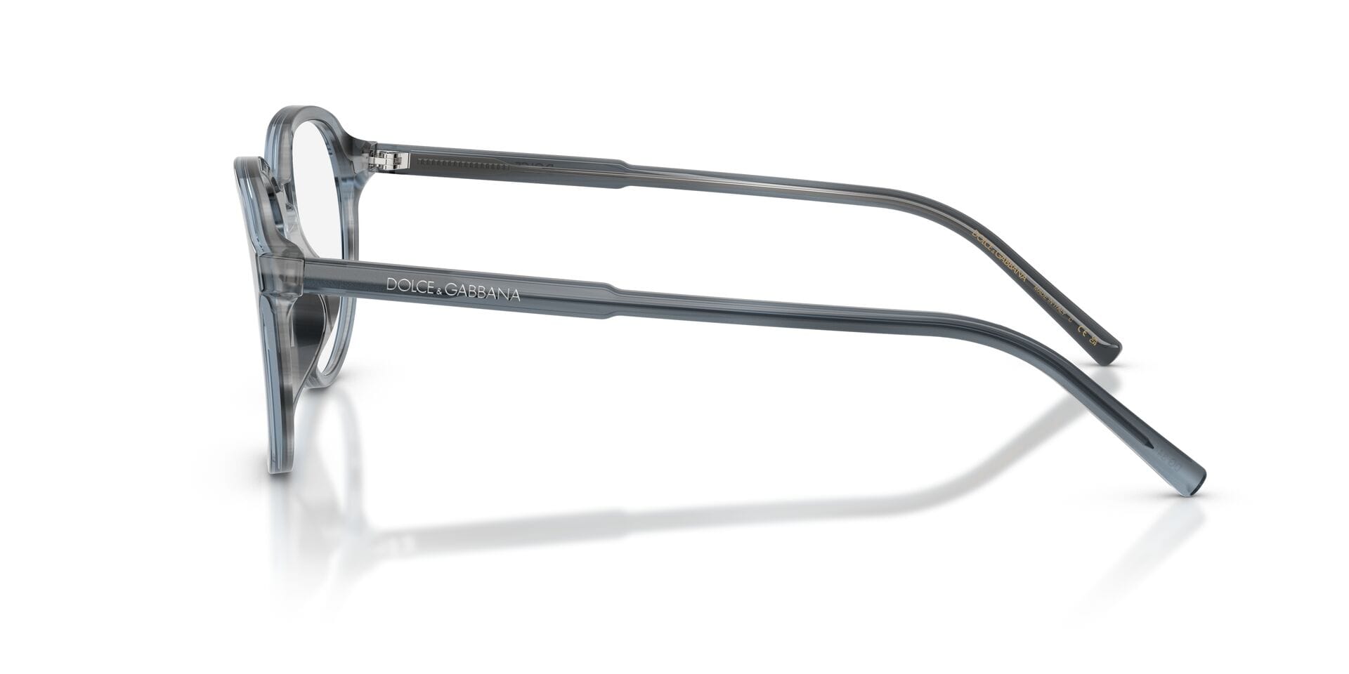Dolce & Gabbana 0DG3444 Frame Blue Male Shell Shell Frame — Blue frame — view 5