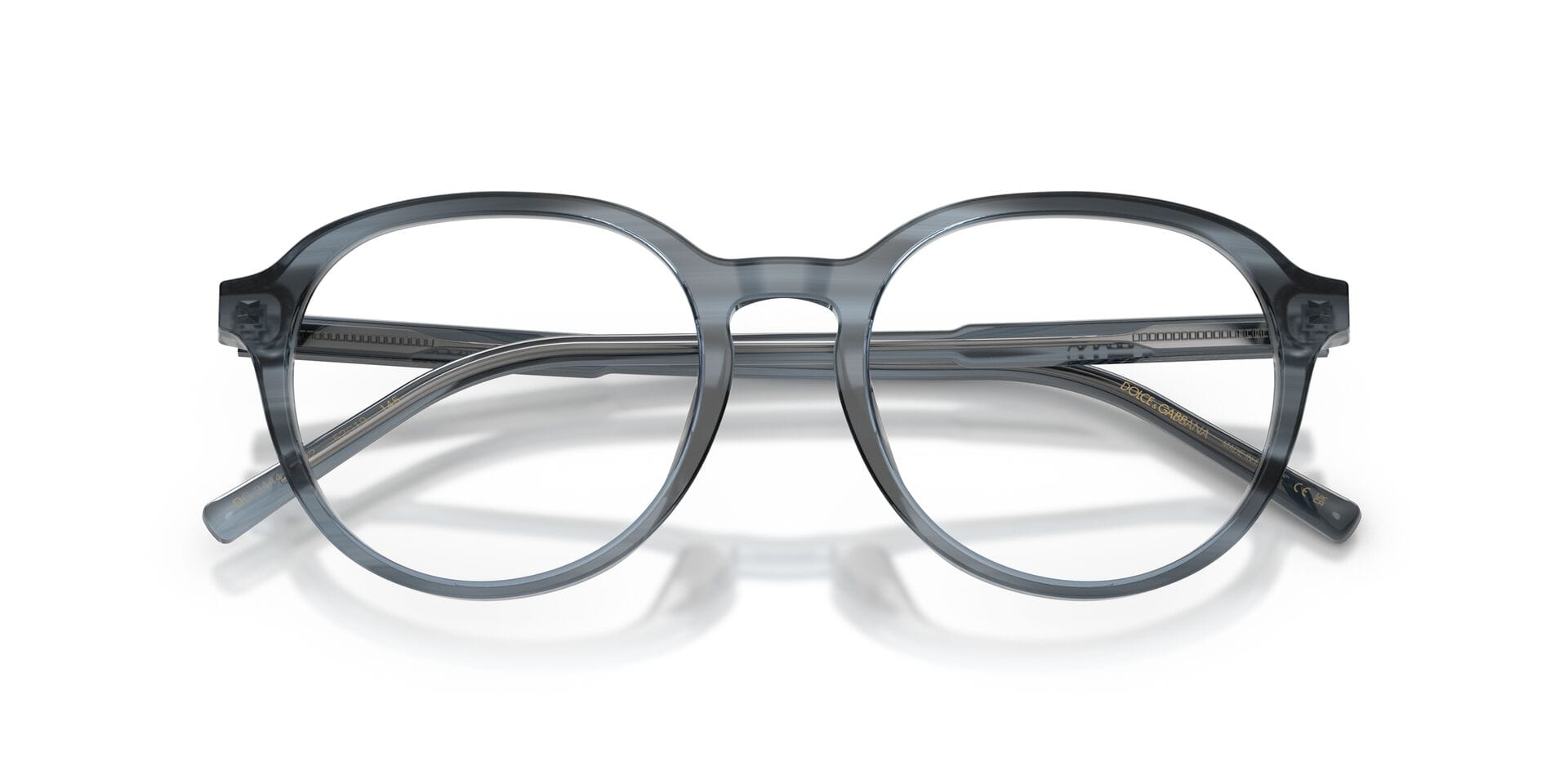 Dolce & Gabbana 0DG3444 Frame Blue Male Shell Shell Frame — Blue frame — view 7