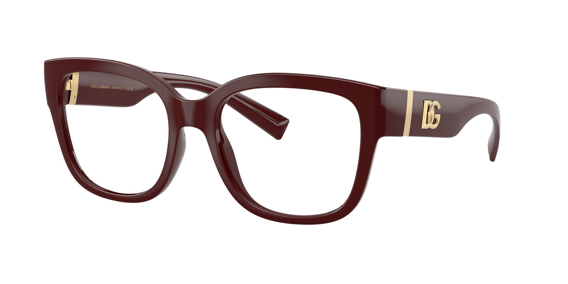 Dolce & Gabbana 0DG5115 Frame Maroon Female Shell Shell Frame — Maroon frame — view 3