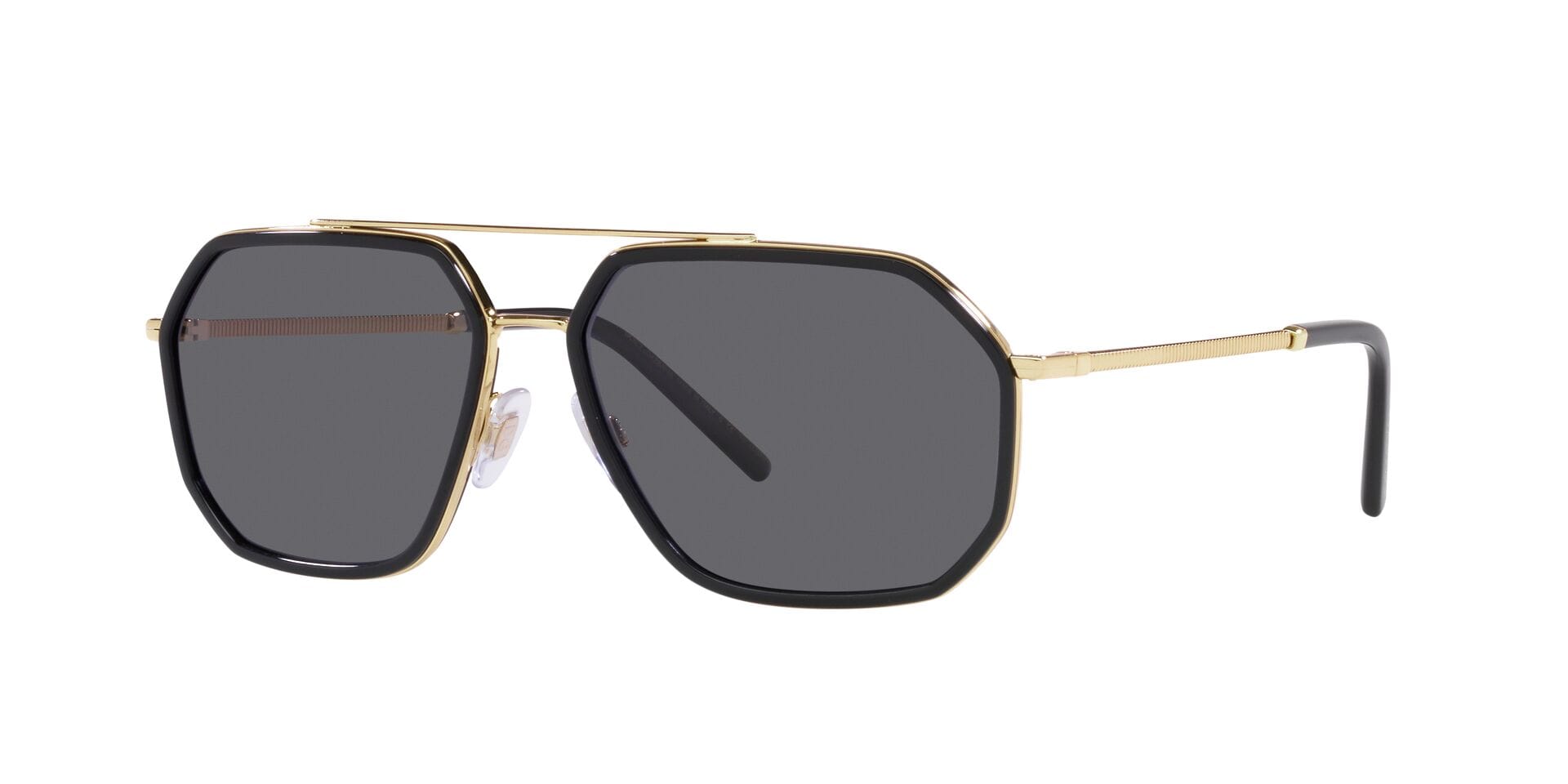 Dolce & Gabbana 0DG2285 Sunglass Black Male Full Metal Sunglass — Black frame — view 1