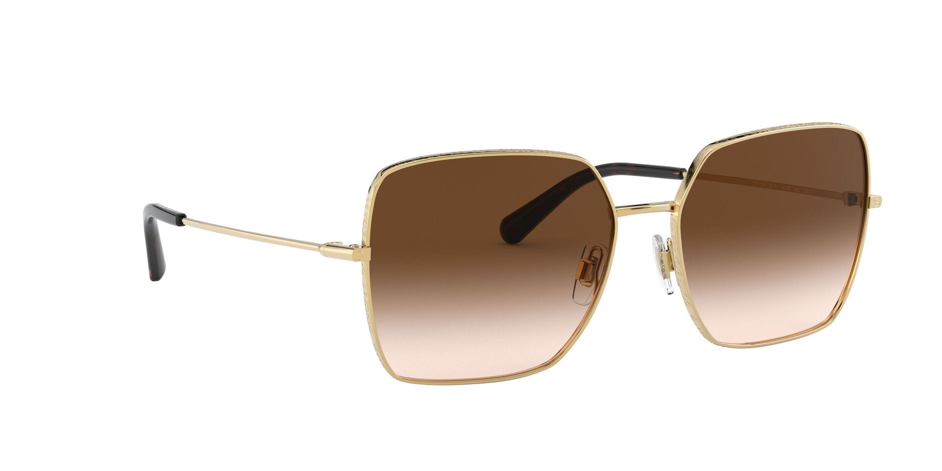 Dolce & Gabbana 0DG2242 Sunglass Gold Female Full Metal Sunglass — Gold frame — view 34