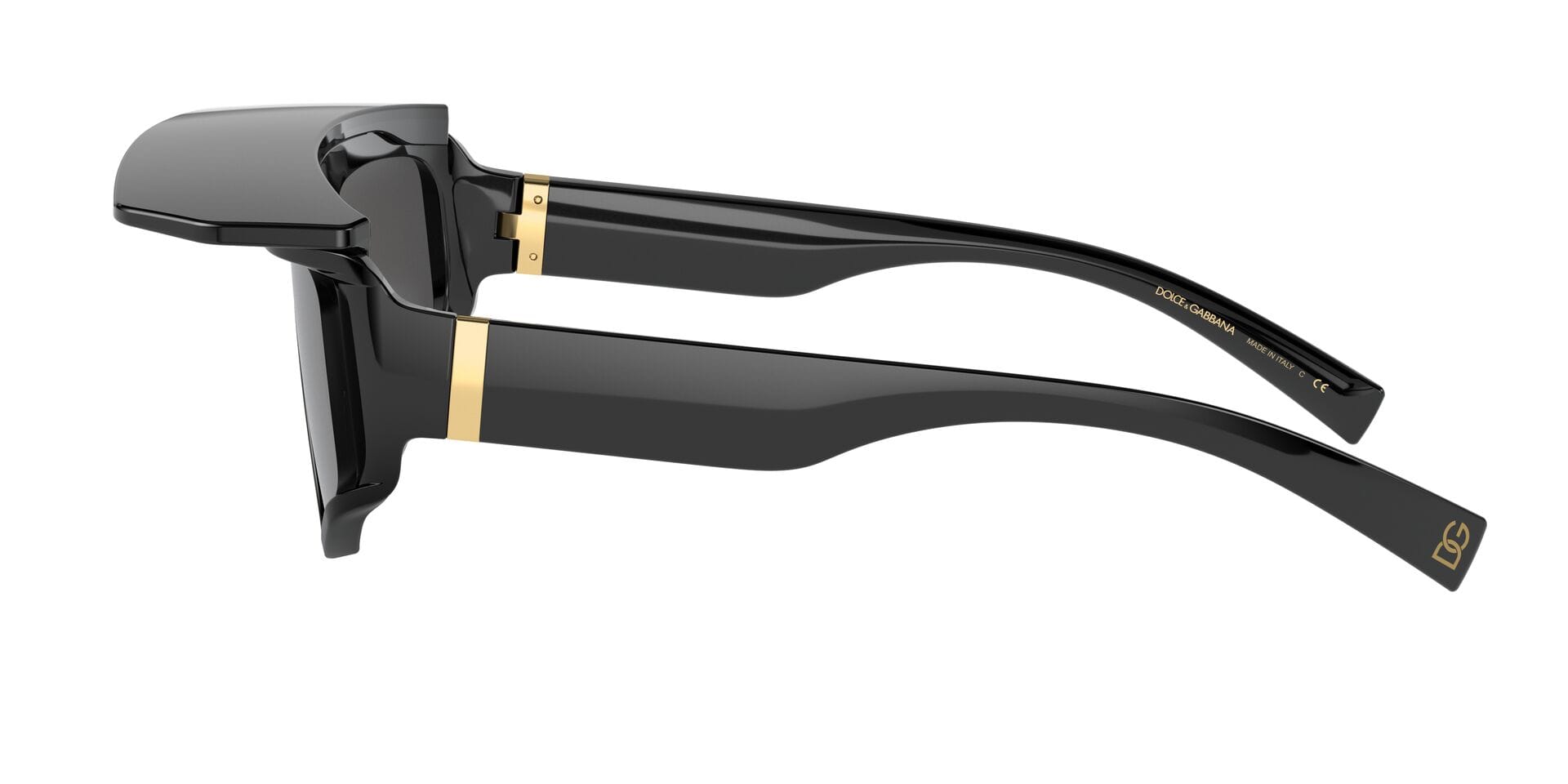 Vogue Junior DG 6177 501/87 3N (ATTA TOP CLIPON) 0DG6177 Sunglass Black M Sunglass — Black frame — view 7