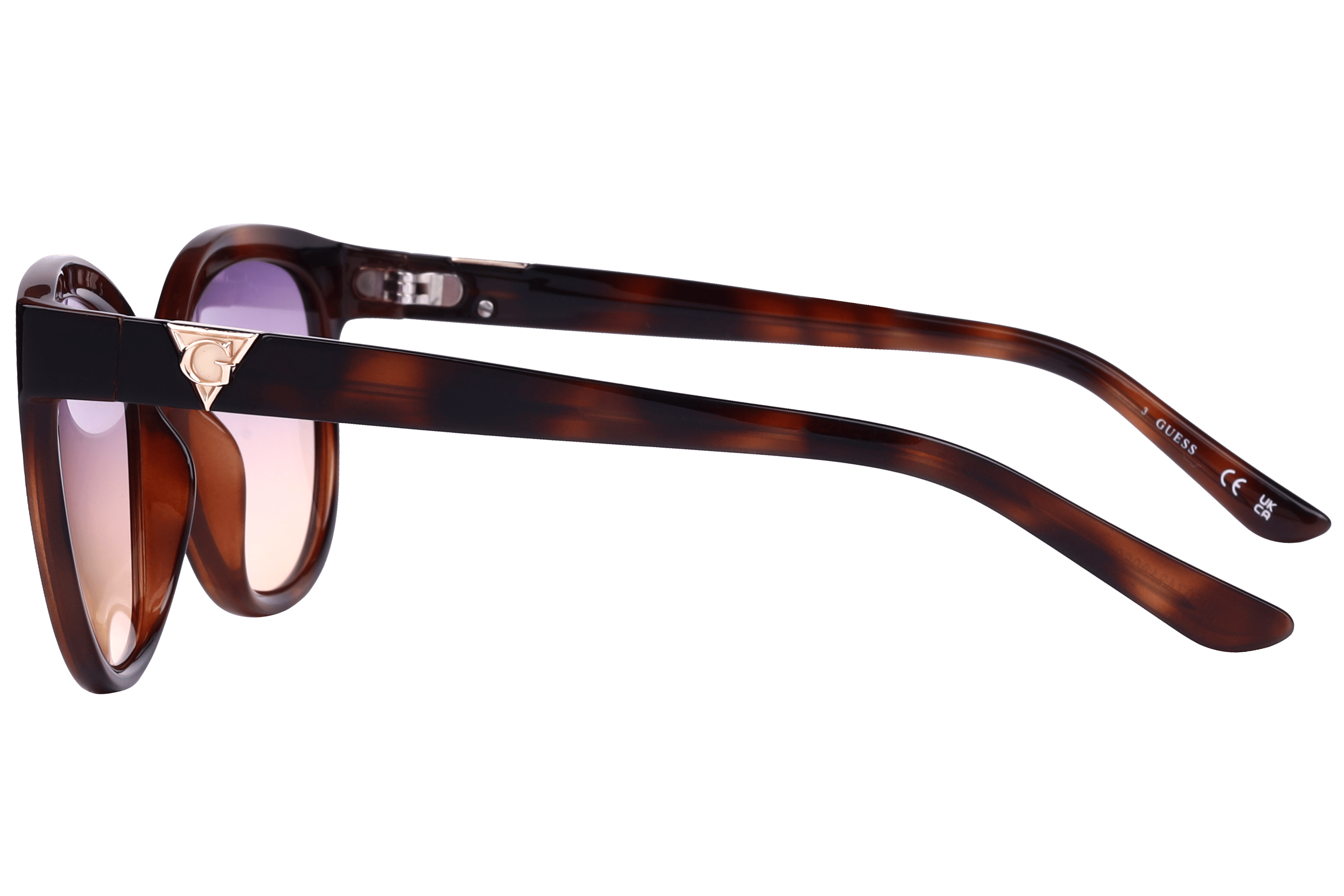 Guess GU7877 Sunglass Havana Female Full Shell Sunglass — Havana frame — view 8