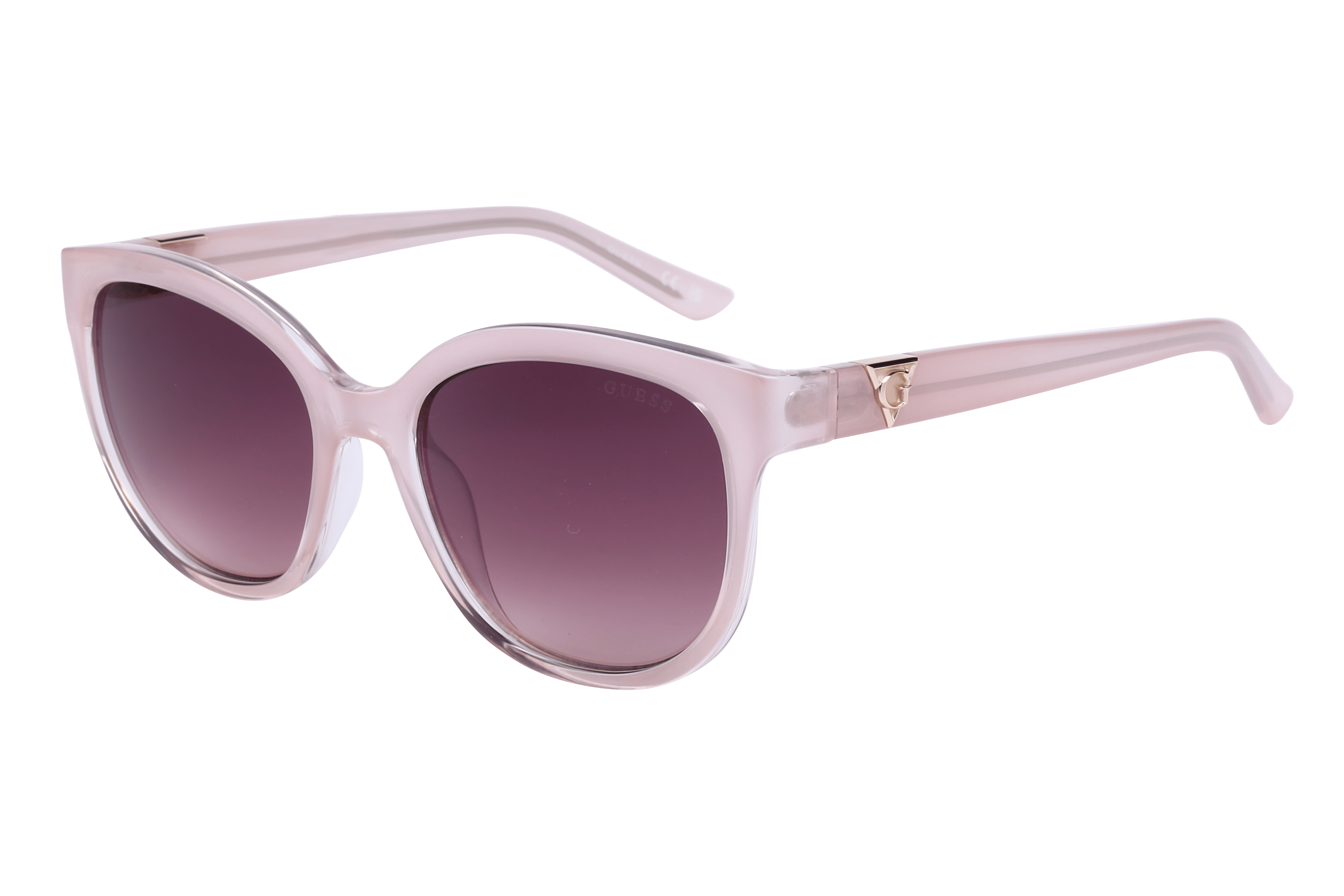 Guess GU7877 Sunglass Pink Female Full Shell Sunglass — Pink frame — view 1