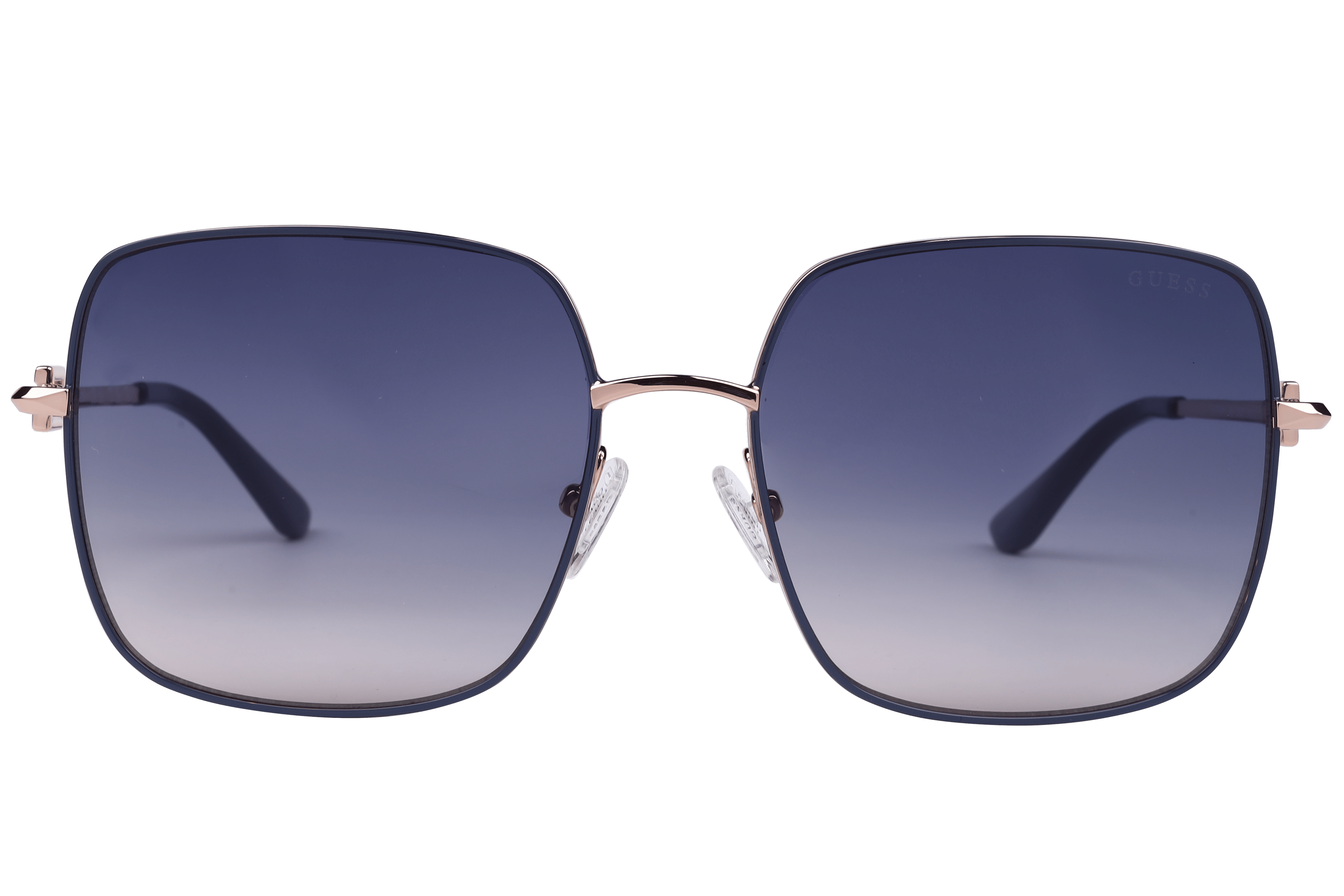 Guess GU7906-H Sunglass Blue Female Full Metal Sunglass — Blue frame — view 3