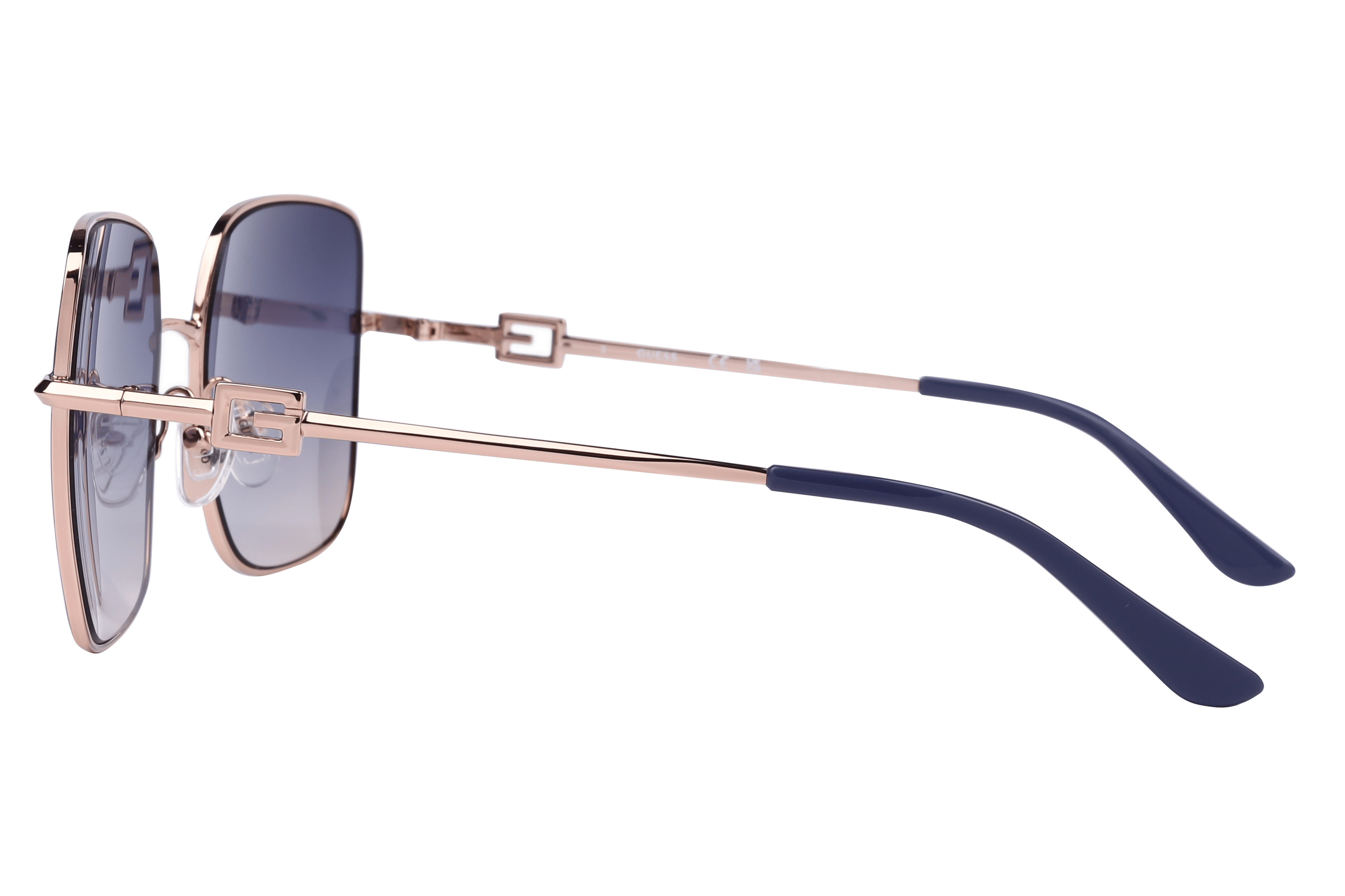 Guess GU7906-H Sunglass Blue Female Full Metal Sunglass — Blue frame — view 6