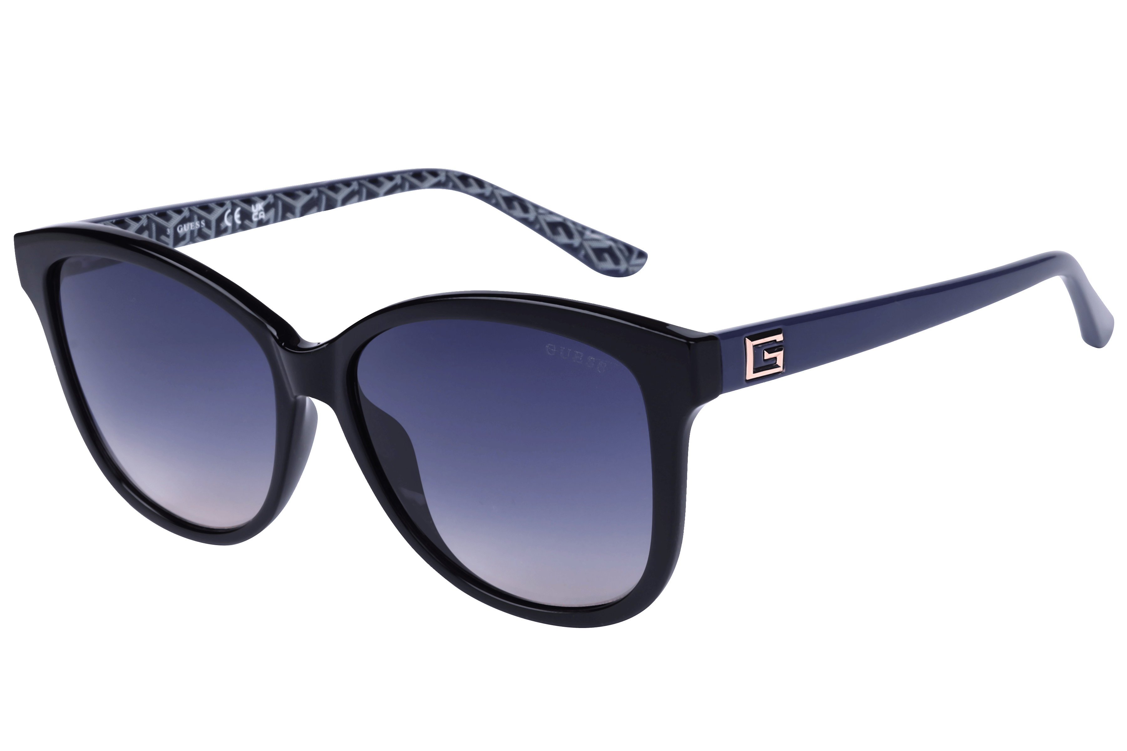 Guess GU7920 Sunglass Black Female Full Shell Sunglass — Black frame — view 1