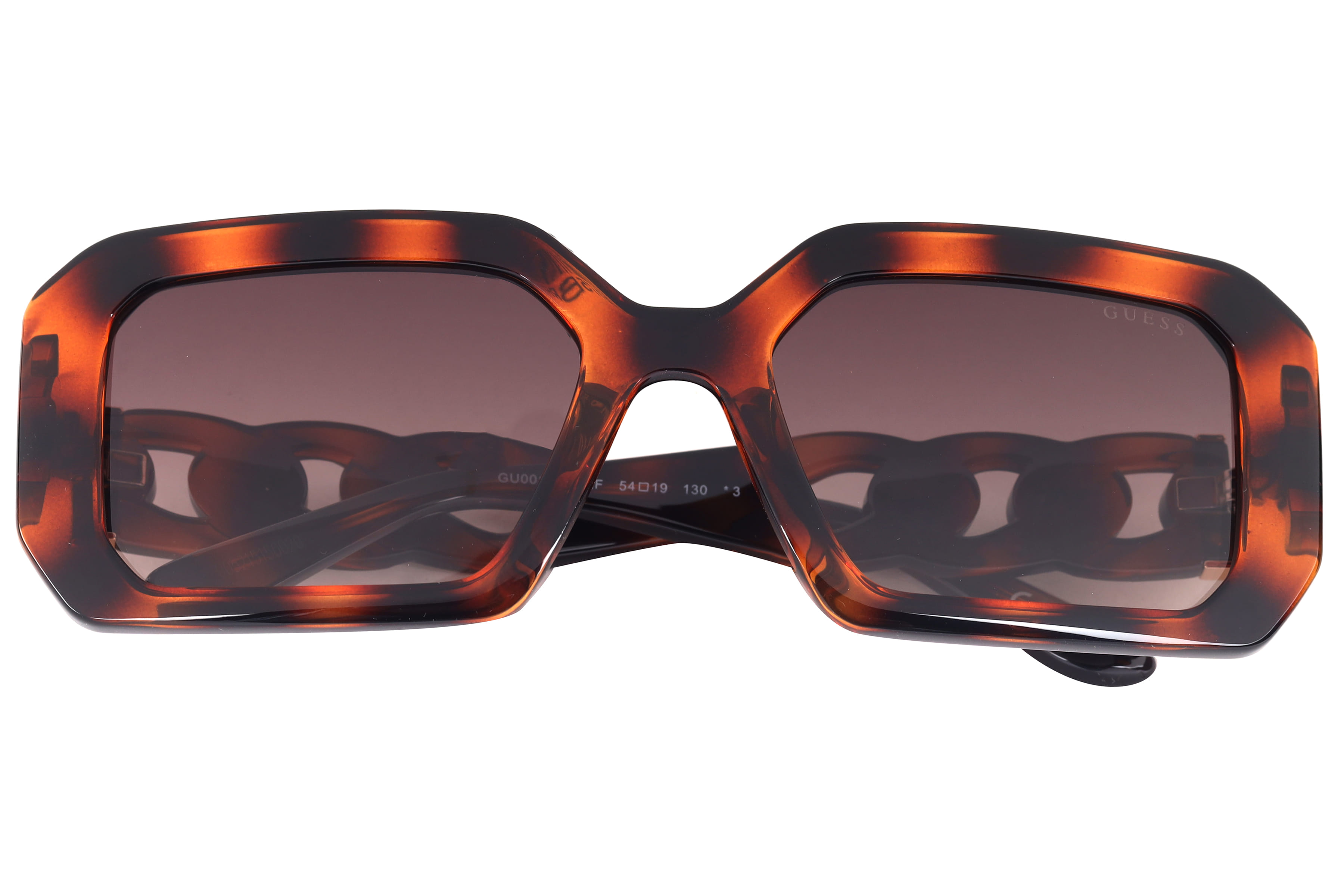 Guess GU00110 Sunglass Havana Female Full Shell Sunglass — Havana frame — view 3