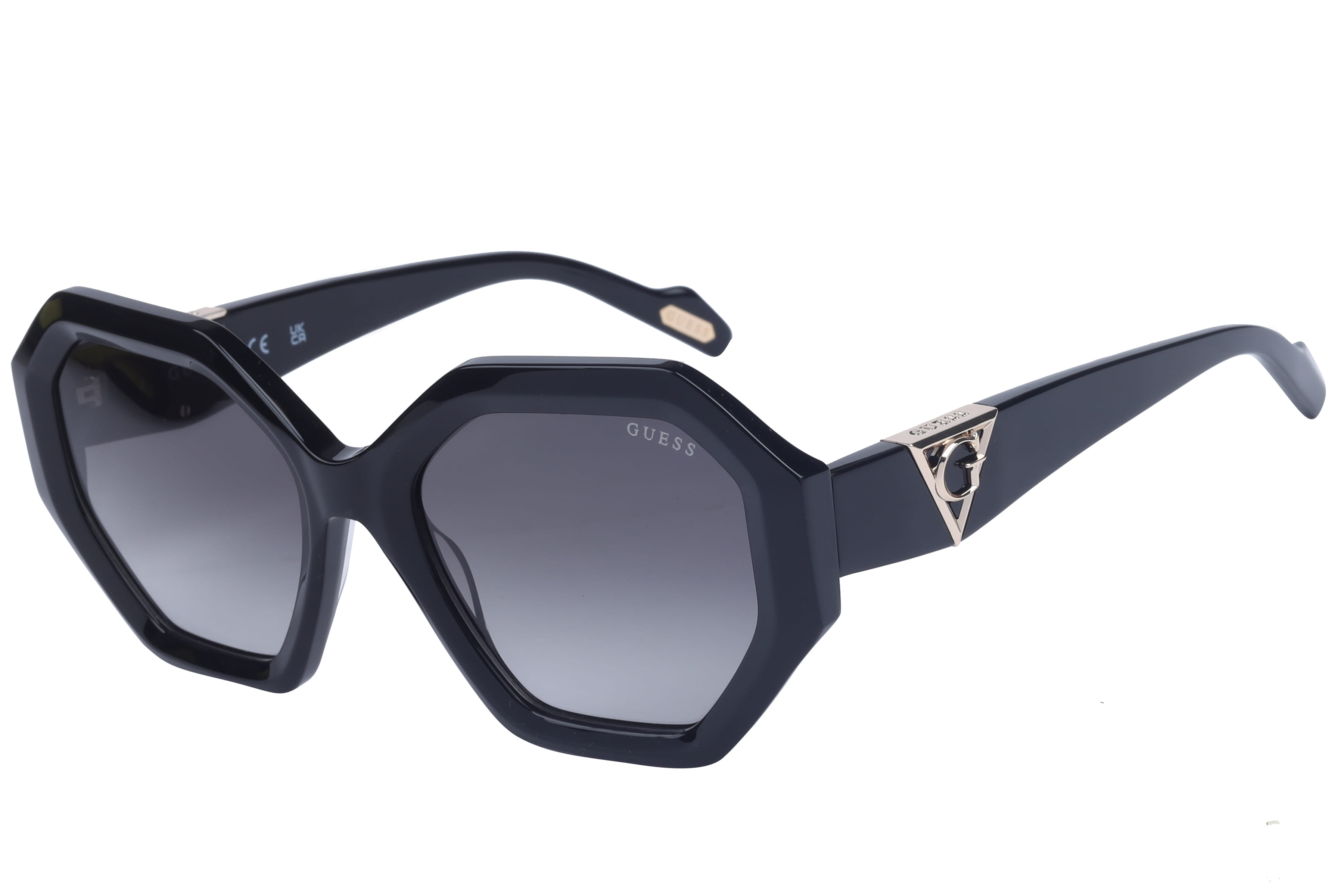 Guess GU00186 Sunglass Black Female Full Shell Sunglass — view 1
