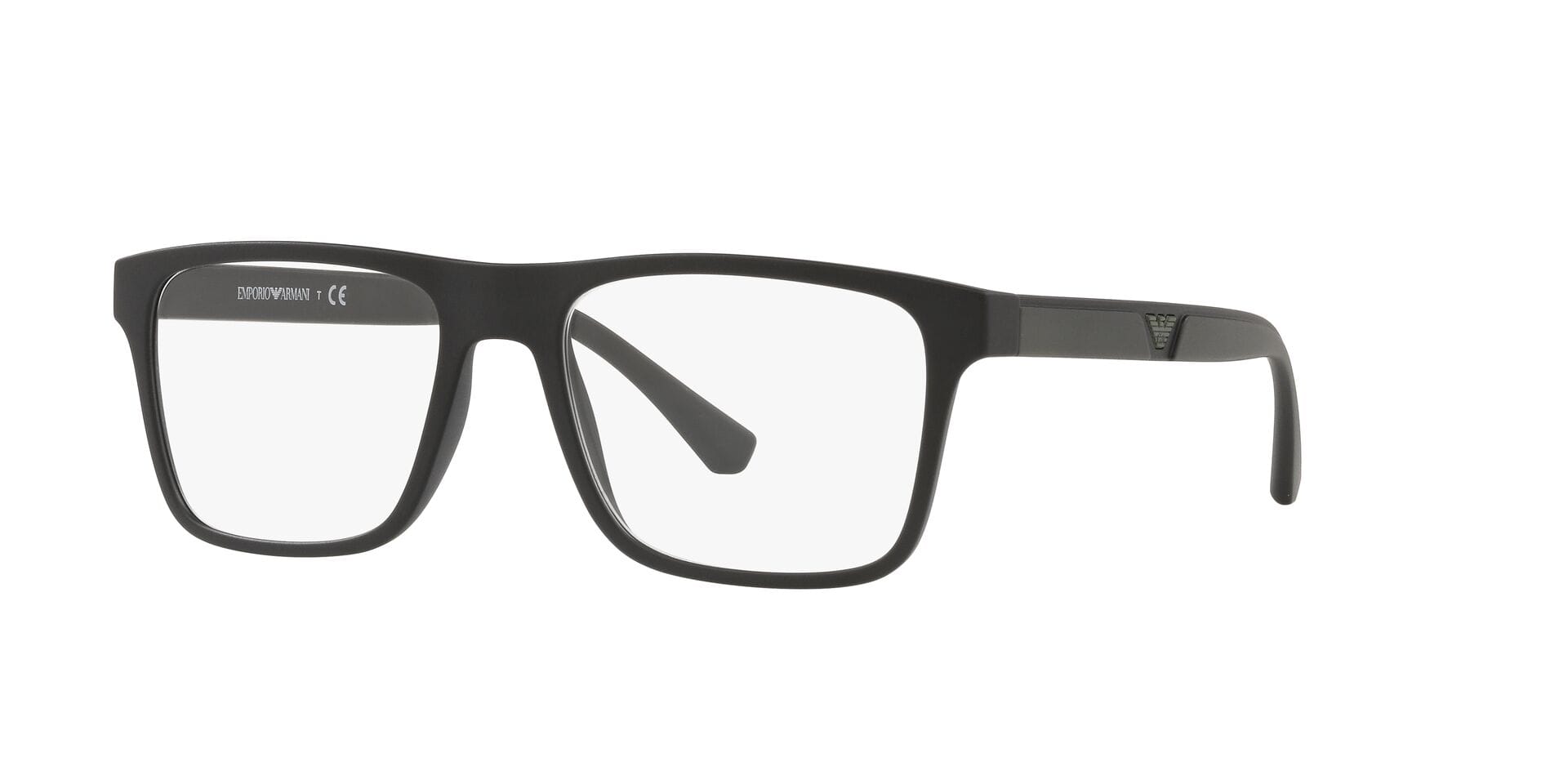 Emporio Armani 0EA4115 Sunglass Matt Black Male Full Shell Sunglass — Matt Black frame — view 1