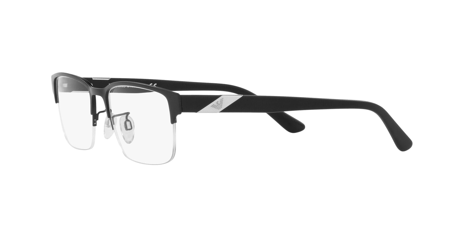 Emporio Armani FR Emporio Armani 0EA1129 Frame Matt Black Male Supra Shell Frame — view 3