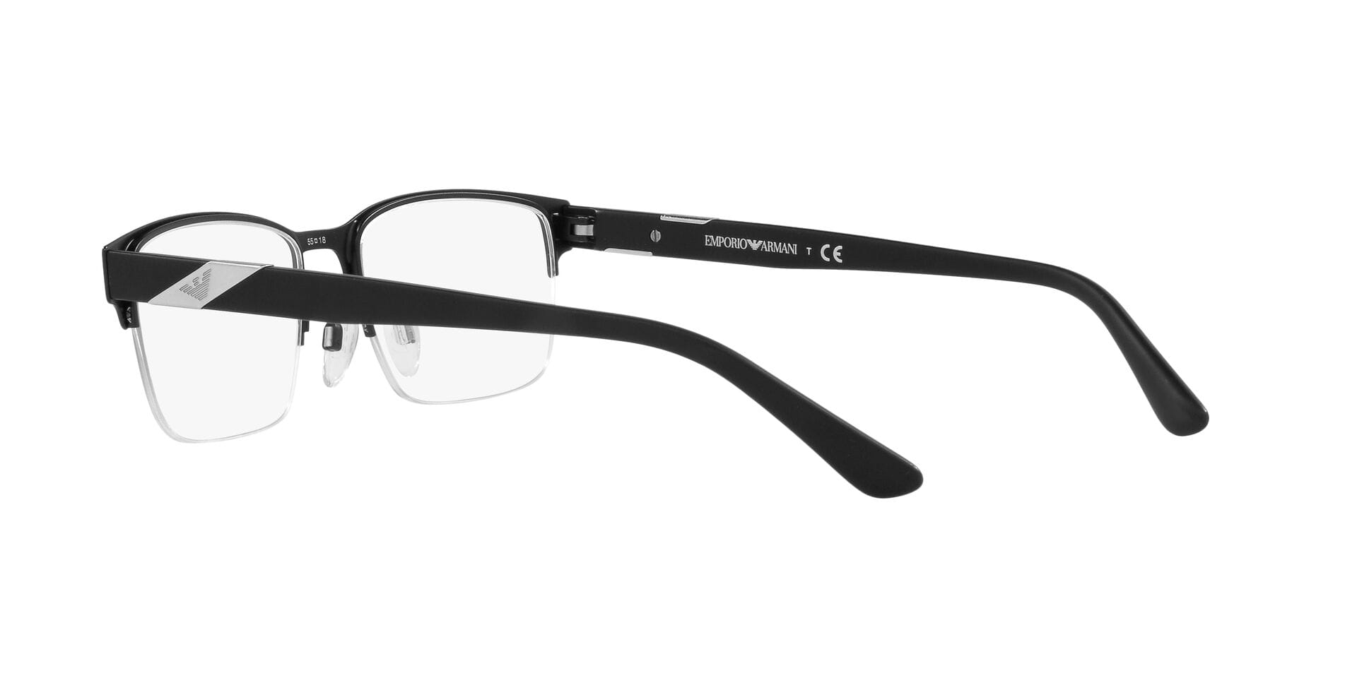 Emporio Armani FR Emporio Armani 0EA1129 Frame Matt Black Male Supra Shell Frame — view 5