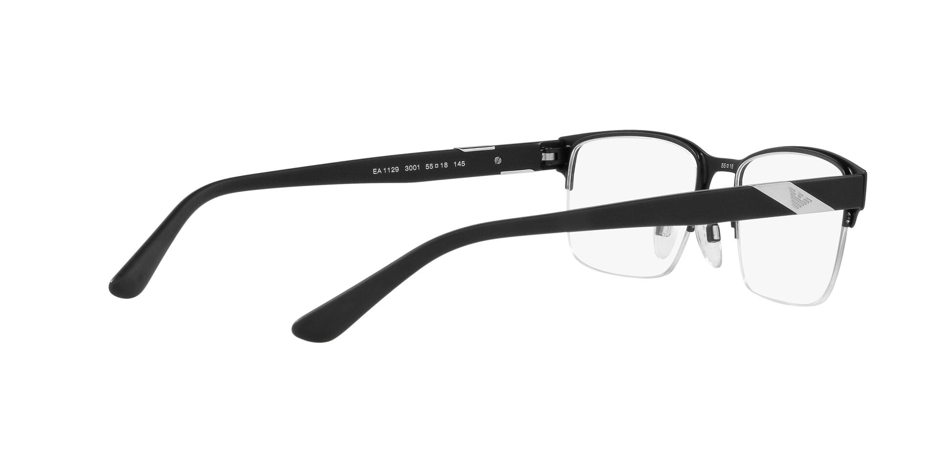 Emporio Armani FR Emporio Armani 0EA1129 Frame Matt Black Male Supra Shell Frame — view 9