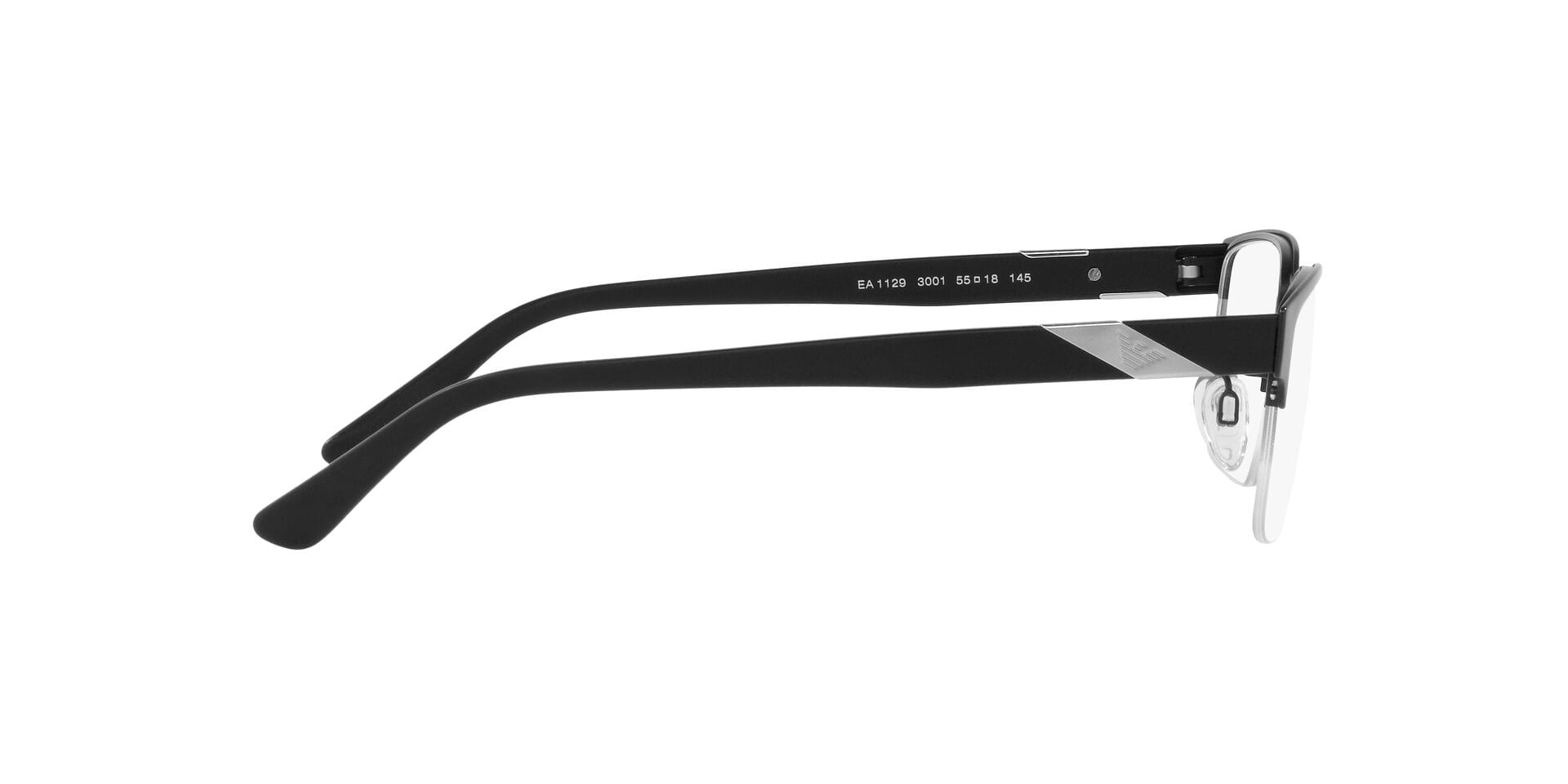 Emporio Armani FR Emporio Armani 0EA1129 Frame Matt Black Male Supra Shell Frame — view 10