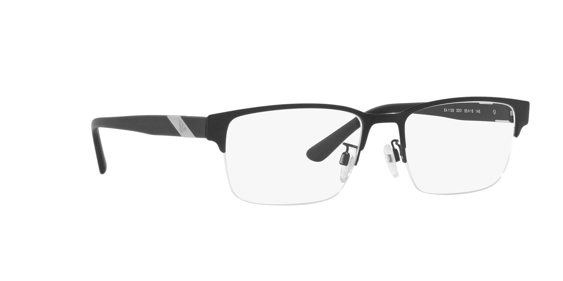 Emporio Armani FR Emporio Armani 0EA1129 Frame Matt Black Male Supra Shell Frame — view 12