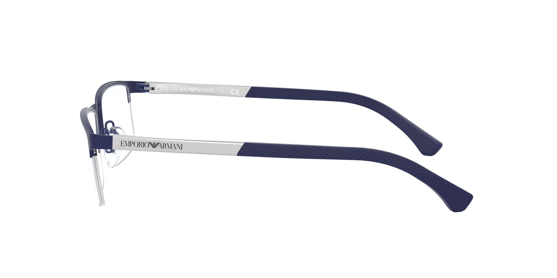 Emporio Armani 0EA1041 Frame Blue Male Supra Metal Frame — Blue frame — view 5