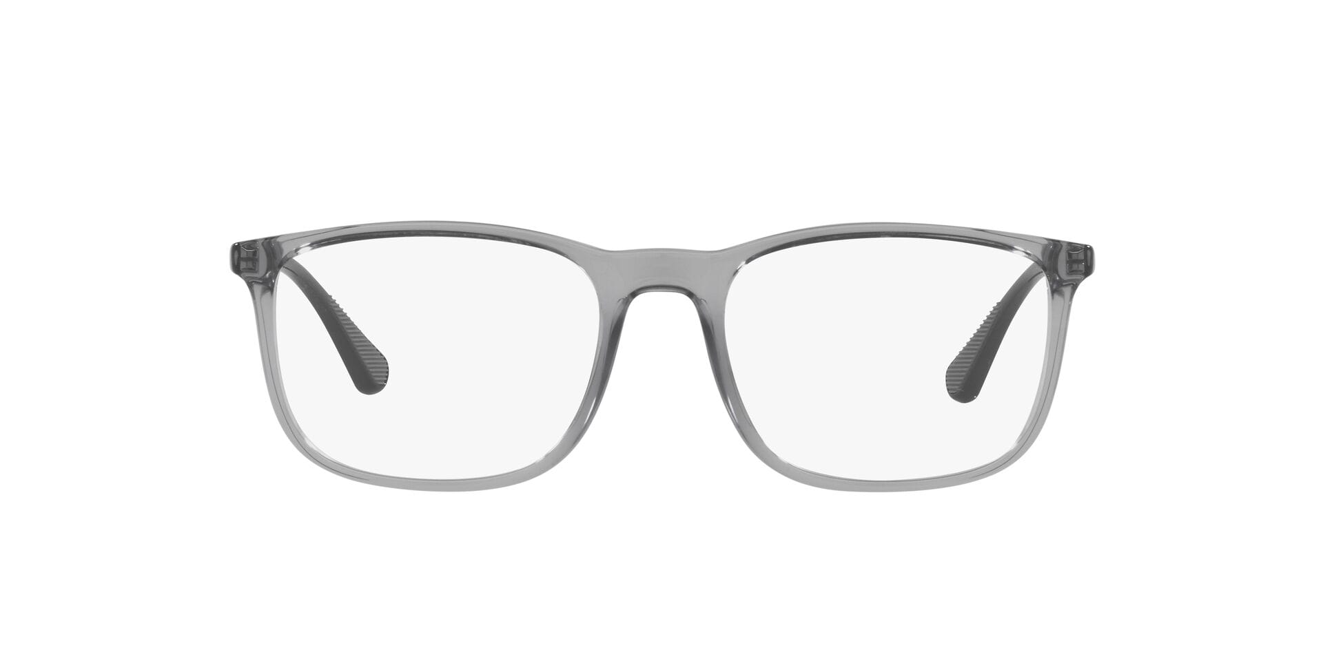 Emporio Armani 0EA3177 Frame Transparent Grey Male Full Shel Frame — Transparent Grey frame — view 3