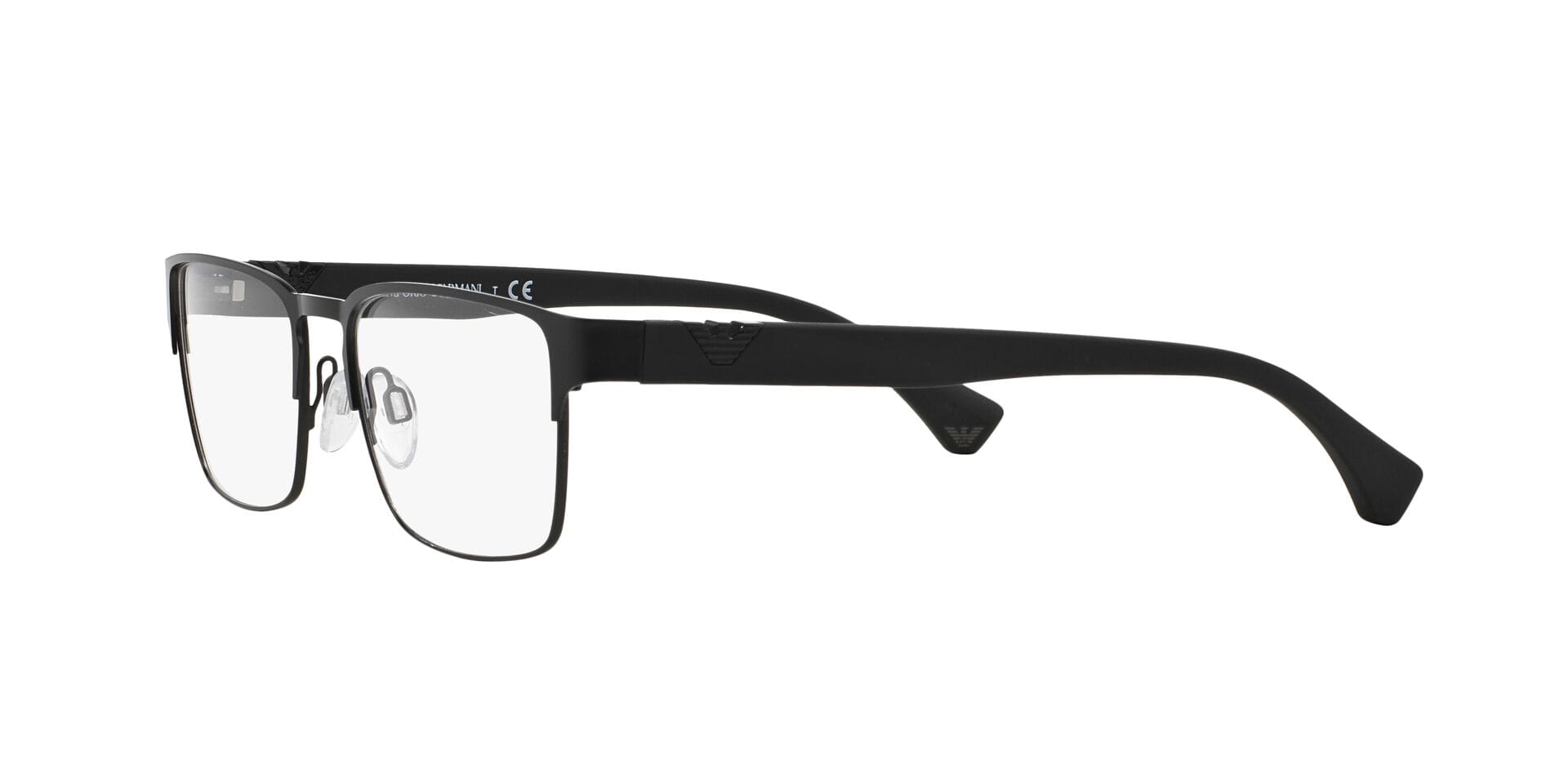 Emporio Armani 0EA1027 Frame Matt Black Male Full Shell Frame — Matt Black frame — view 5