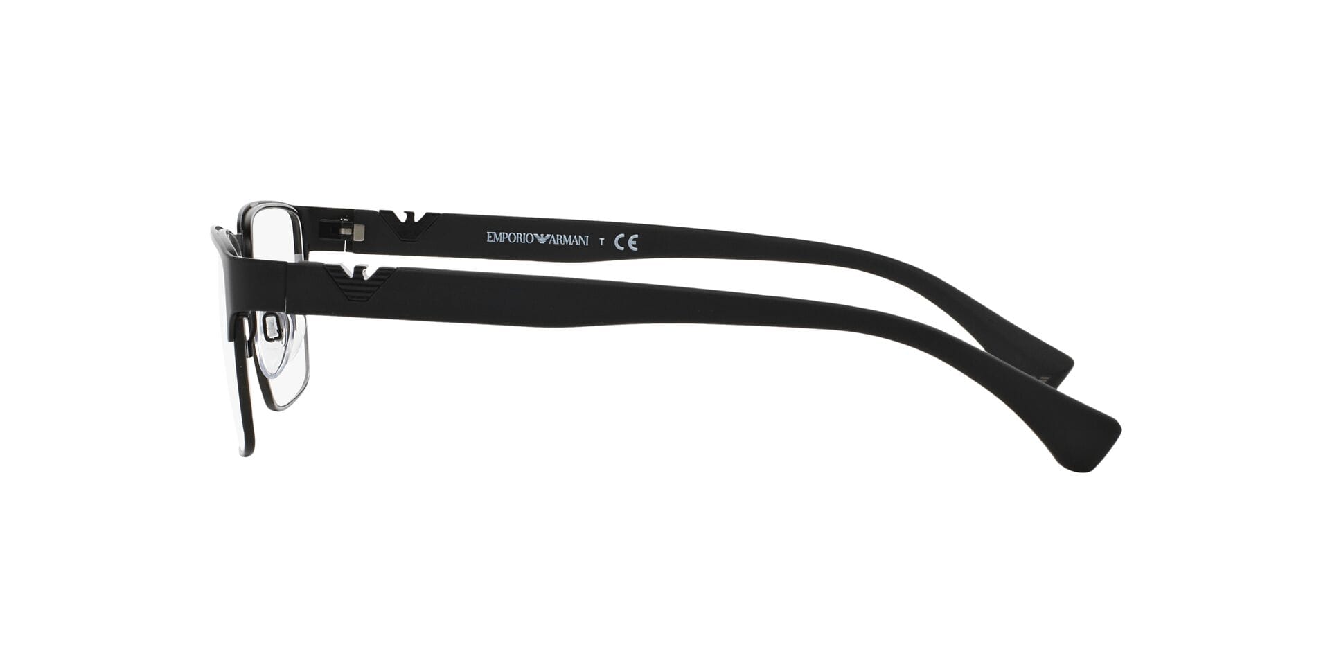 Emporio Armani 0EA1027 Frame Matt Black Male Full Shell Frame — Matt Black frame — view 8