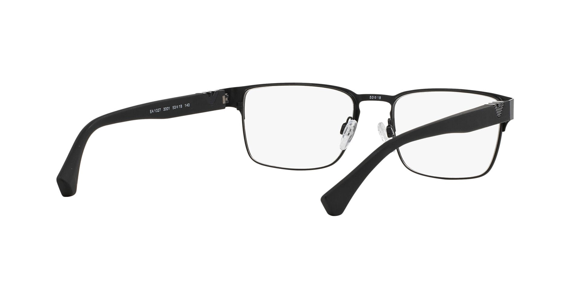 Emporio Armani 0EA1027 Frame Matt Black Male Full Shell Frame — Matt Black frame — view 16