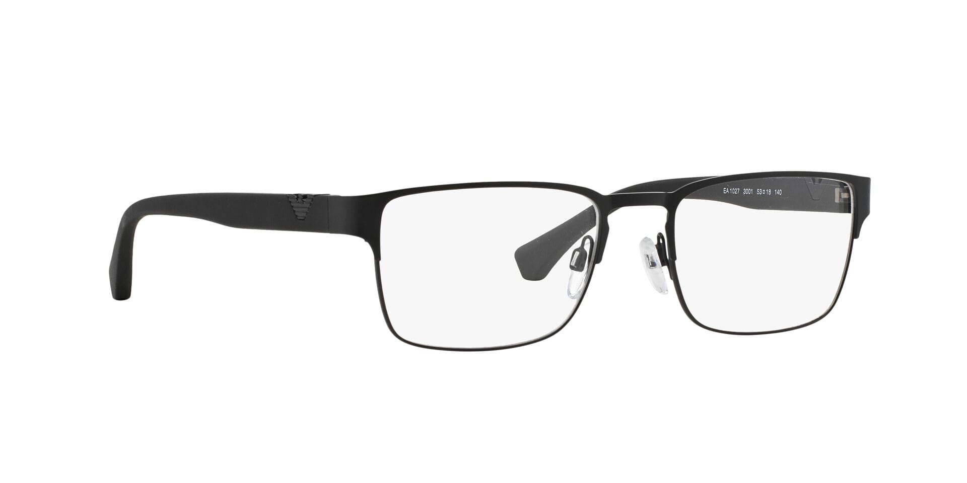 Emporio Armani 0EA1027 Frame Matt Black Male Full Shell Frame — Matt Black frame — view 23