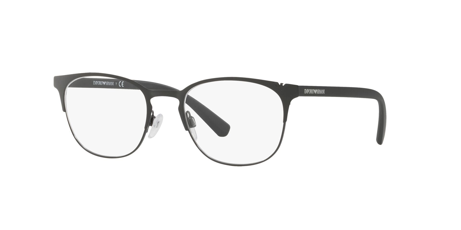 Emporio Armani 0EA1059 Frame Matt Black Male Full Shell Frame — Matt Black frame — alternate view