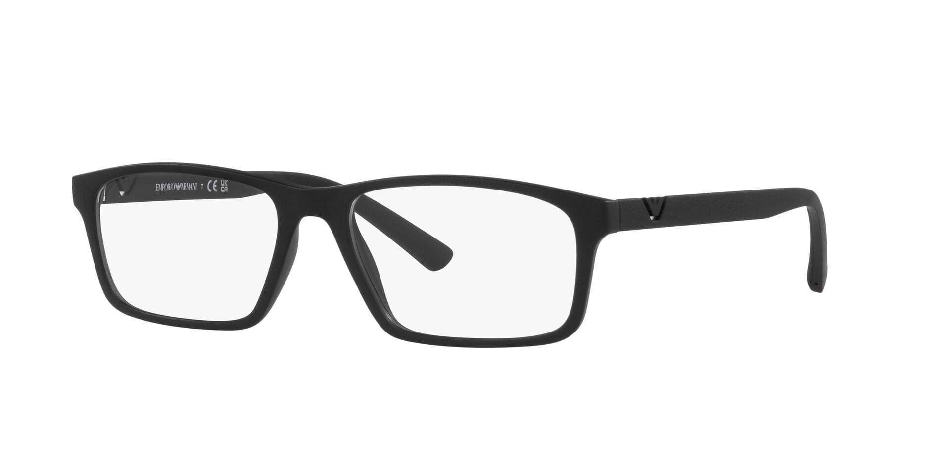 Emporio Armani EA 3213 5001 0EA3213 Frame Matt Black Male Full Shell Frame — view 1