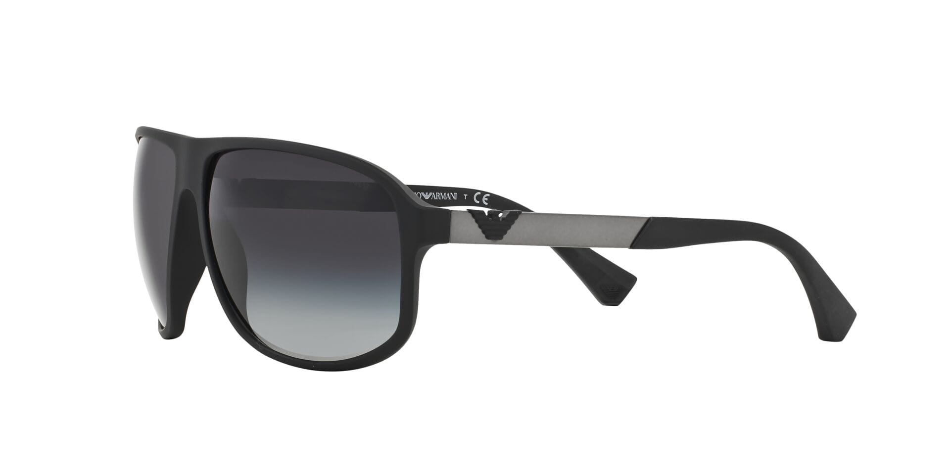 Emporio Armani 0EA4029 Sunglass Matt Black Male Full Metal Sunglass — Matt Black frame — view 5