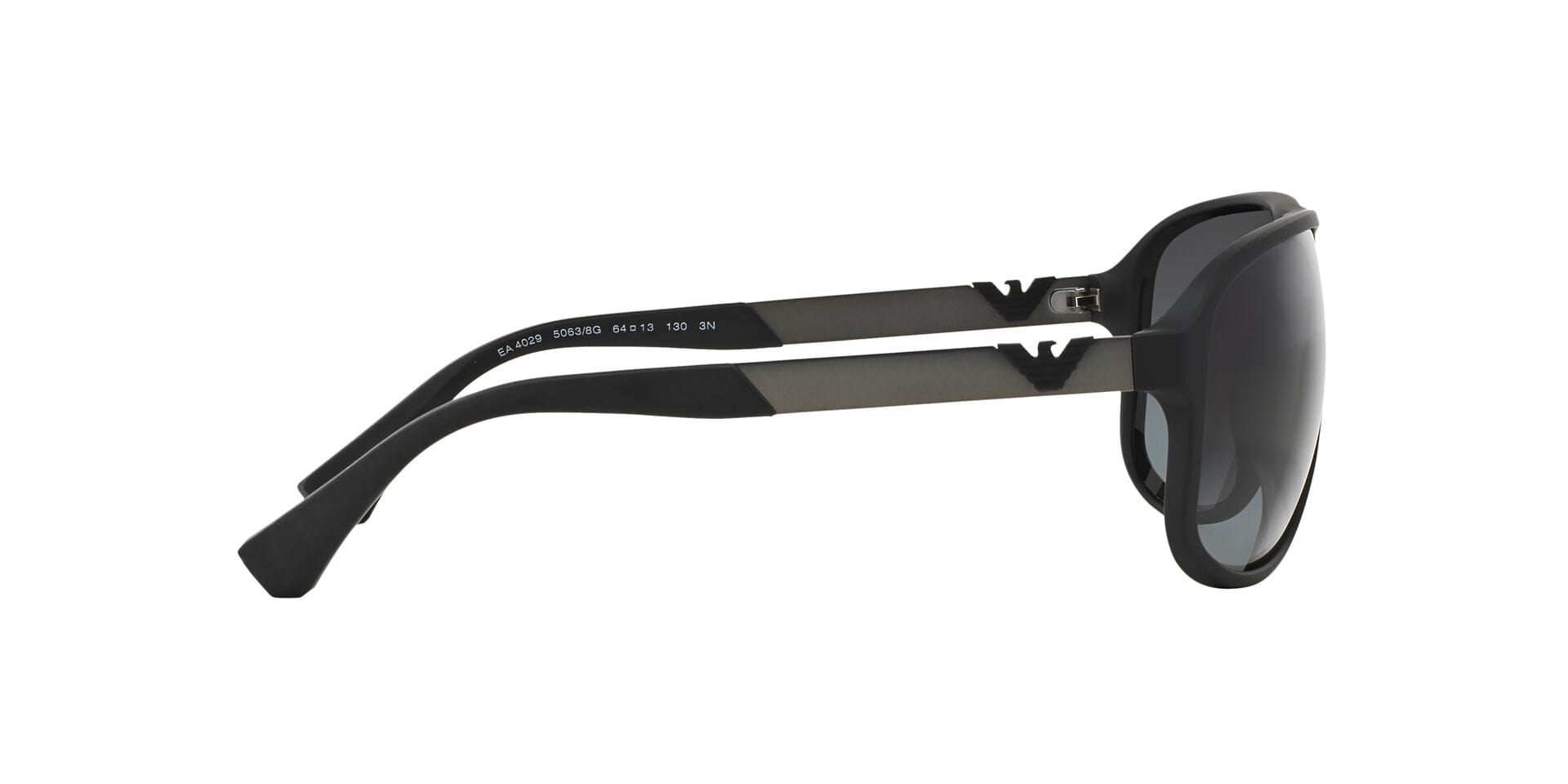Emporio Armani 0EA4029 Sunglass Matt Black Male Full Metal Sunglass — Matt Black frame — view 19