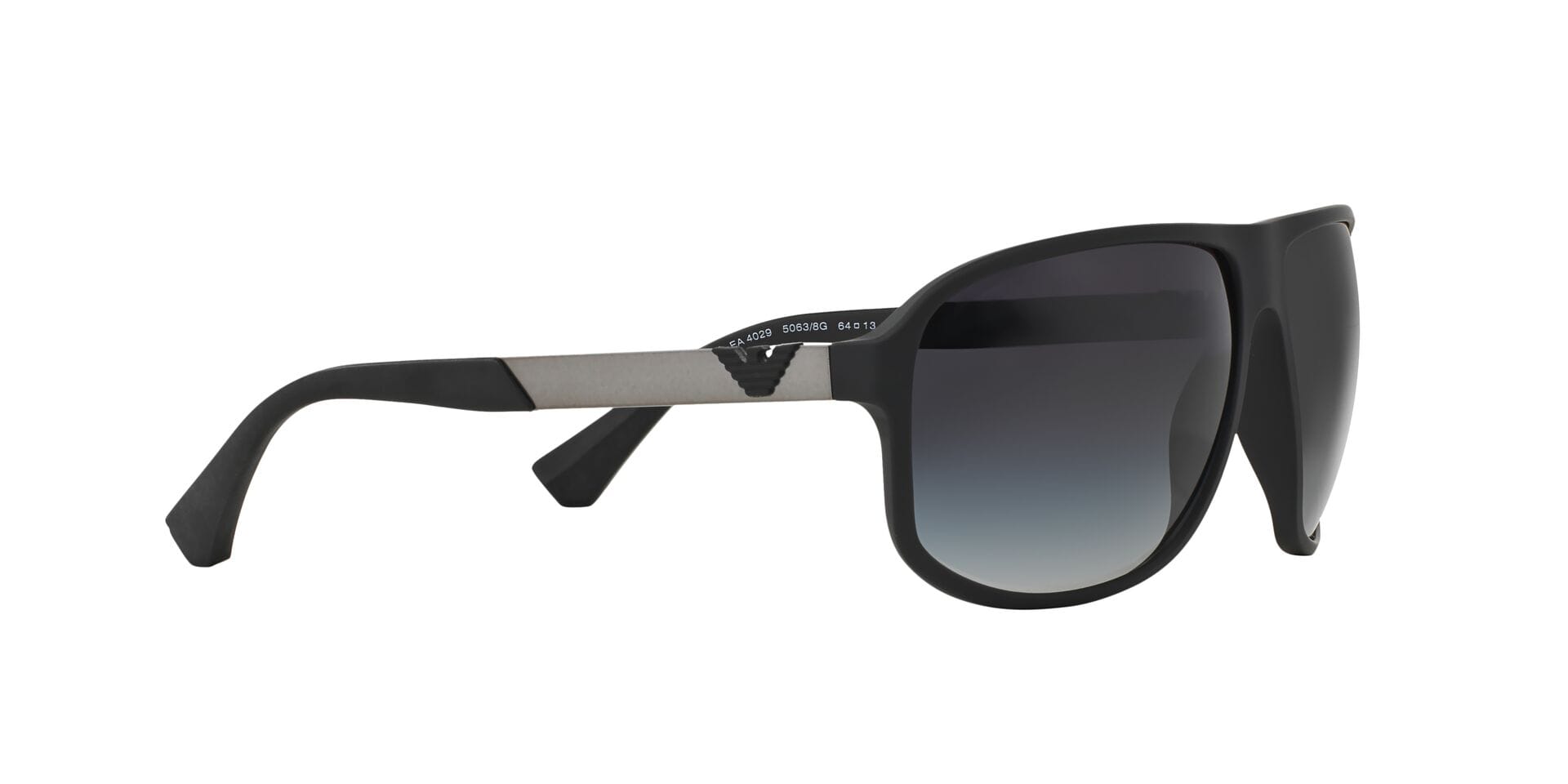 Emporio Armani 0EA4029 Sunglass Matt Black Male Full Metal Sunglass — Matt Black frame — view 22