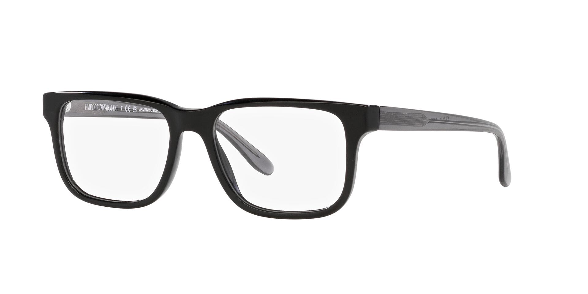 Emporio Armani 0EA3218 Frame Black Male Full Shell — Black frame