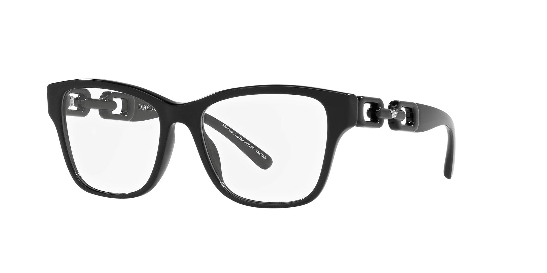 Emporio Armani FR Emporio Armani 0EA3222U Frame Black Female Shell Shell Frame — view 1