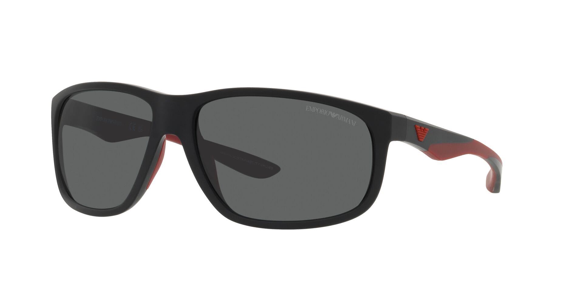 Emporio Armani 0EA4199U Sunglass Matt Black Male Full Shell — Matt Black frame