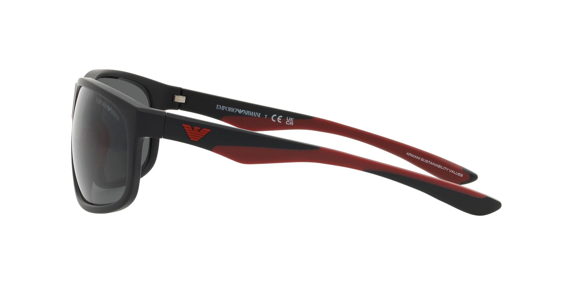 Emporio Armani 0EA4199U Sunglass Matt Black Male Full Shell Sunglass — Matt Black frame — view 6