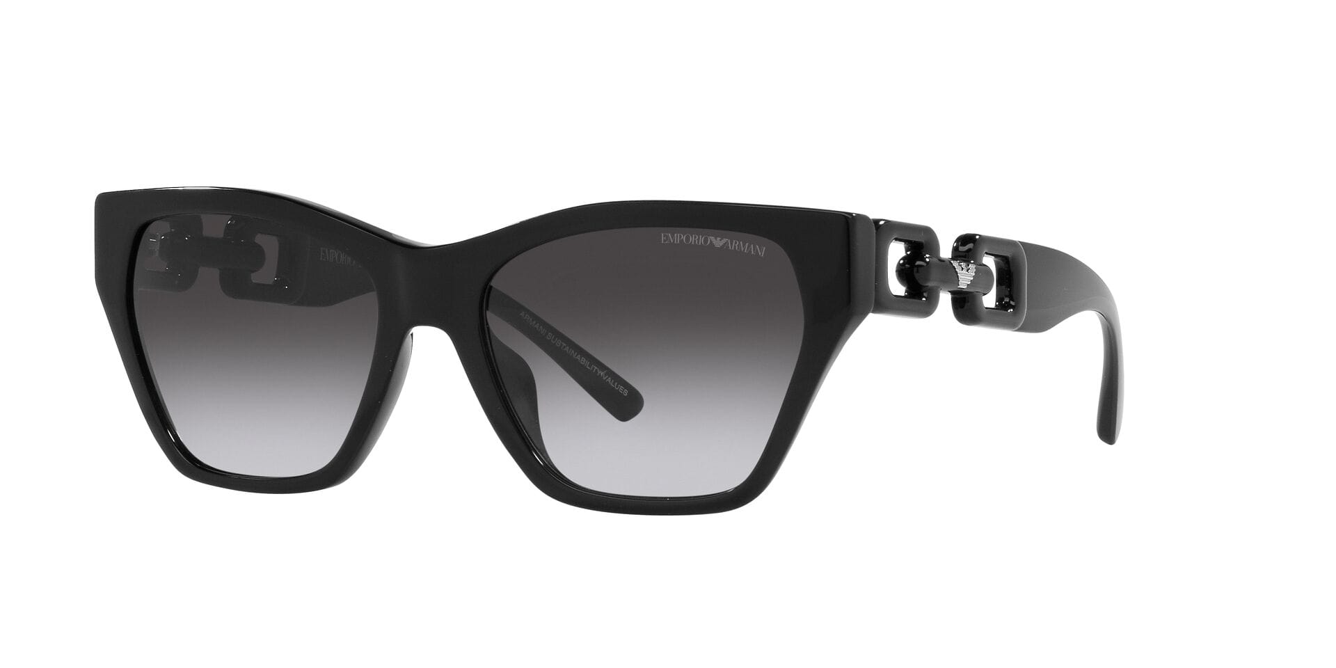 Emporio Armani 0EA4203U Sunglass Black Female Full Shell — Black frame